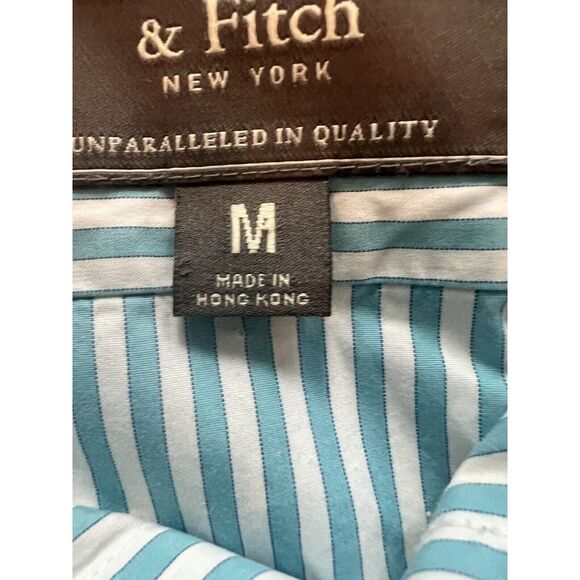 Vintage Abercrombie And Fitch Made In Hong Kong Pre-1997 Button Up Medium - Picture 3 of 11